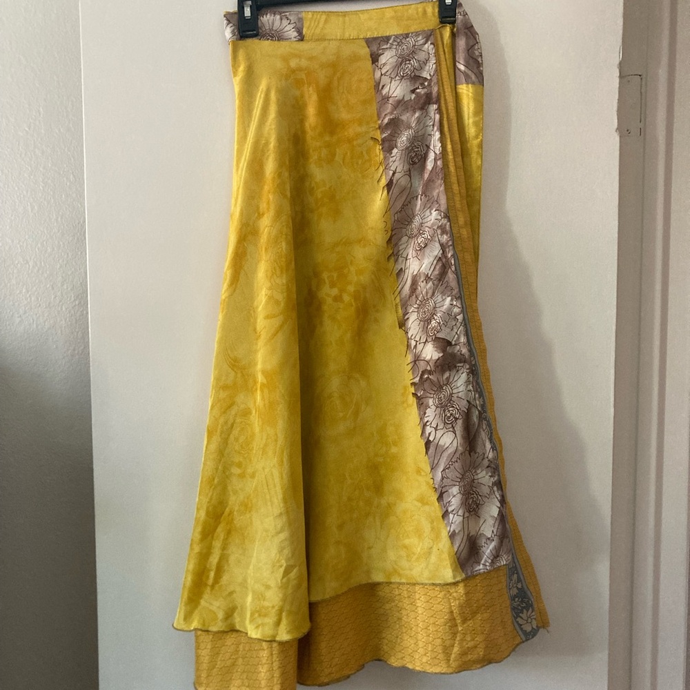 Traveling Cuervo Style Long Wrap Skirt